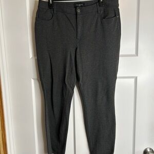 Talbots Women’s 12P Stretchy Dress Pants Gray Career Casual 4531